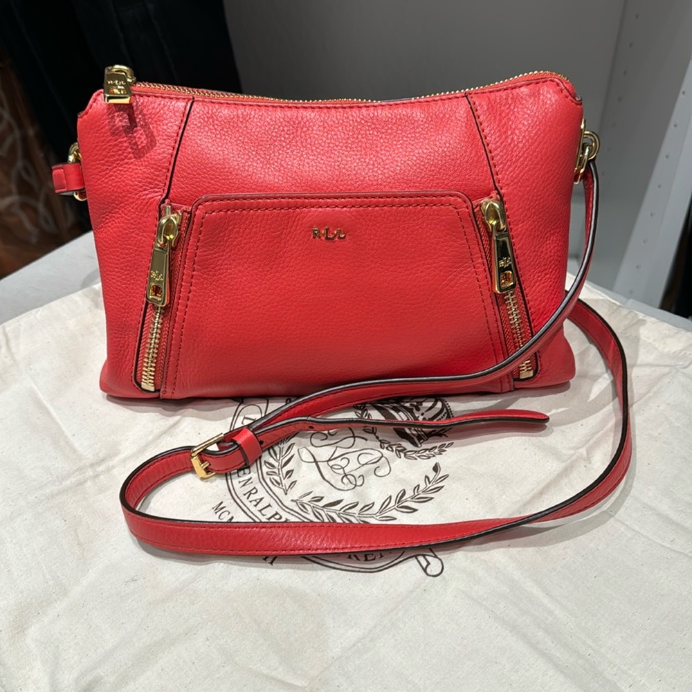 Ralph Lauren Leather Crossbody Bag